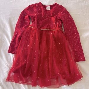 Hanna Andersson Long Sleeve Tulle Sparkle Dress